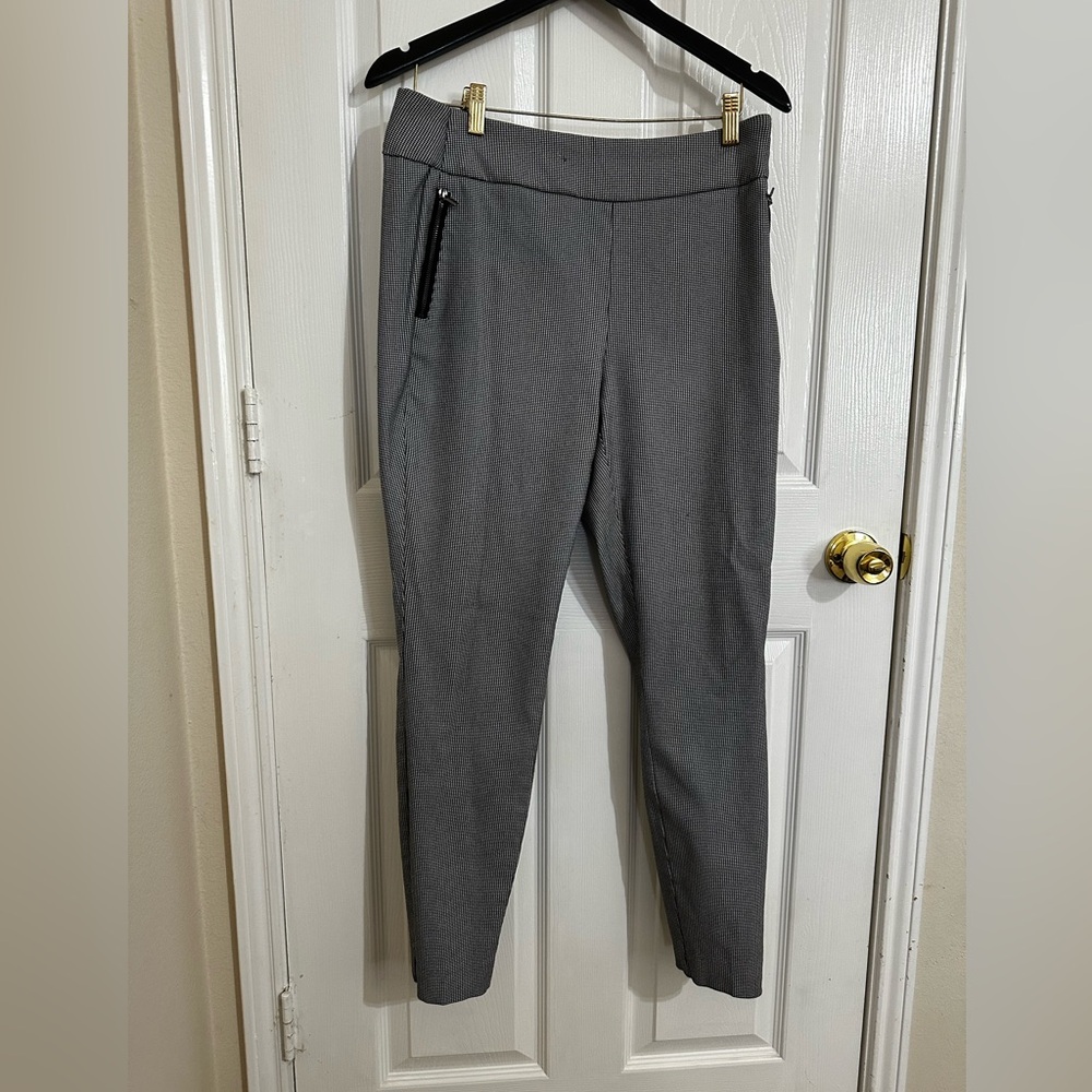 Apt. 9 Black and White Houndstooth Pants